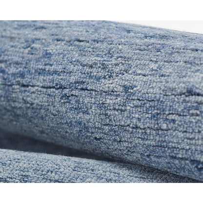 Contemporary Rectangle Area Rug, Denim, 9' X 12'