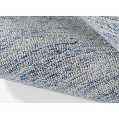 Contemporary Rectangle Area Rug, Light Blue, 9' X 12'
