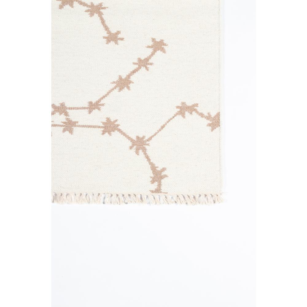 Contemporary Rectangle Area Rug, Ivory, 2' X 3'
