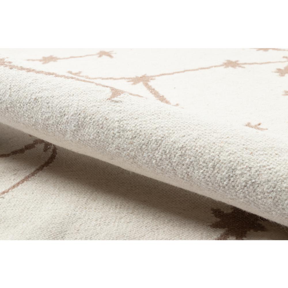 Contemporary Rectangle Area Rug, Ivory, 2' X 3'