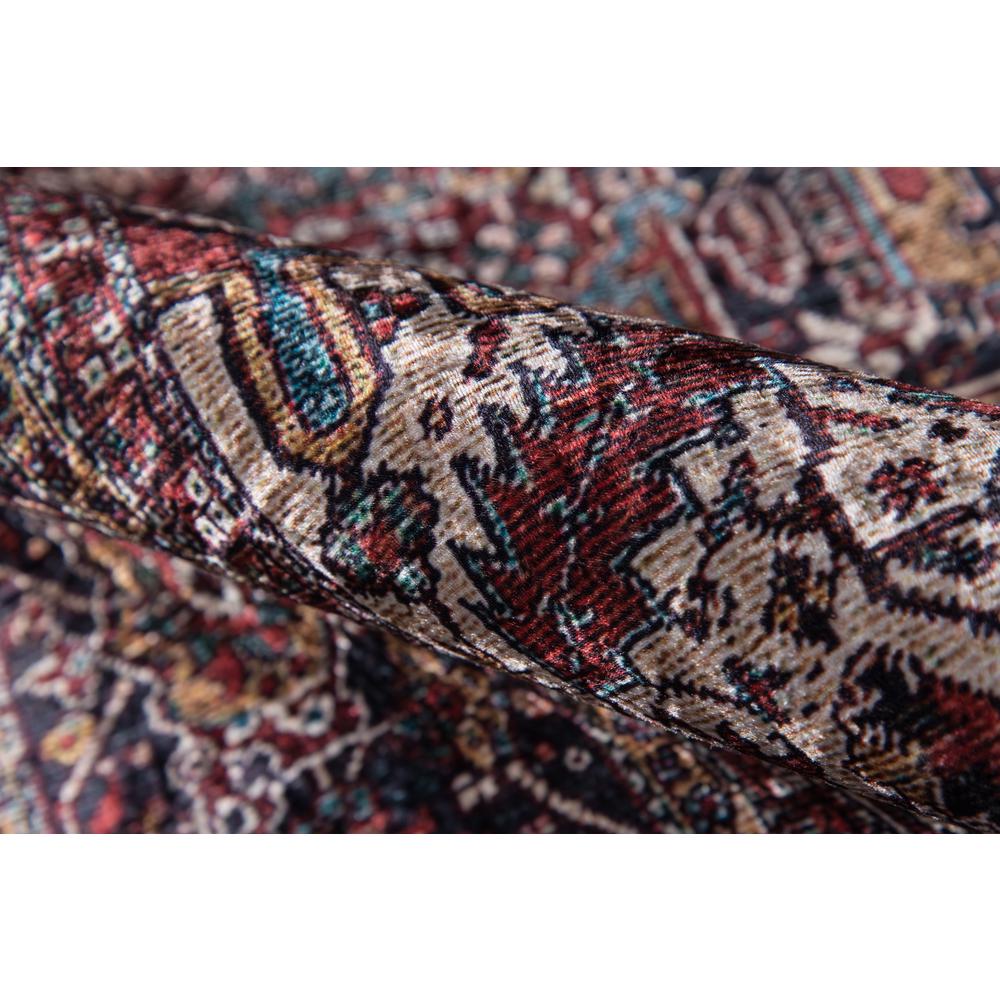 Traditional Rectangle Area Rug, Burgundy, 8' X 10'