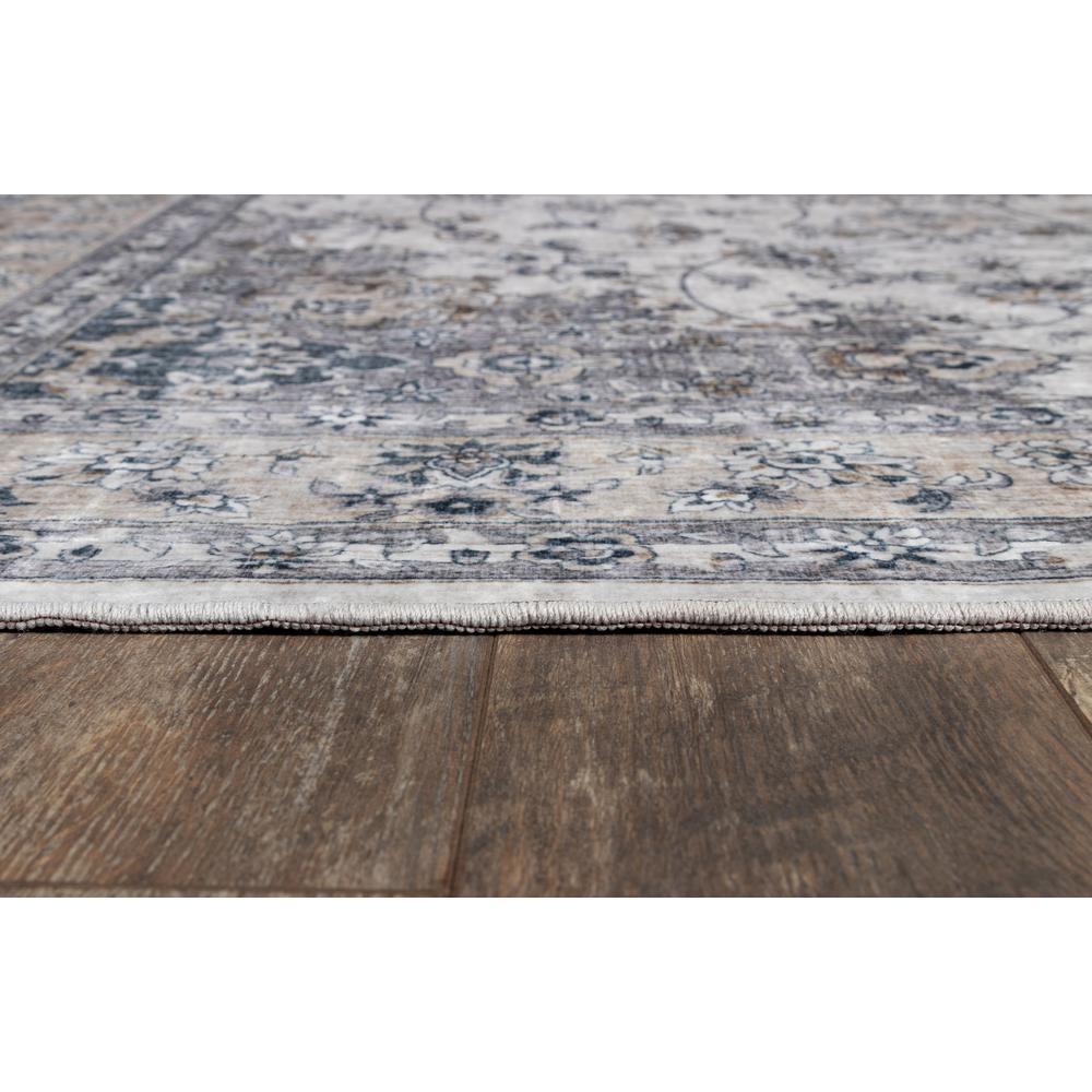 Traditional Rectangle Area Rug, Grey, 8' X 10'