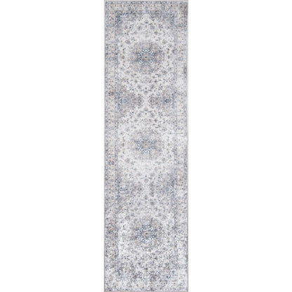 Traditional Rectangle Area Rug, Grey, 8' X 10'