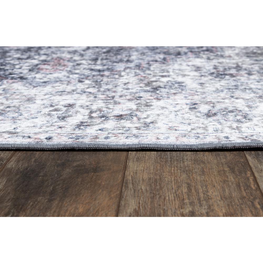 Traditional Rectangle Area Rug, Grey, 8' X 10'
