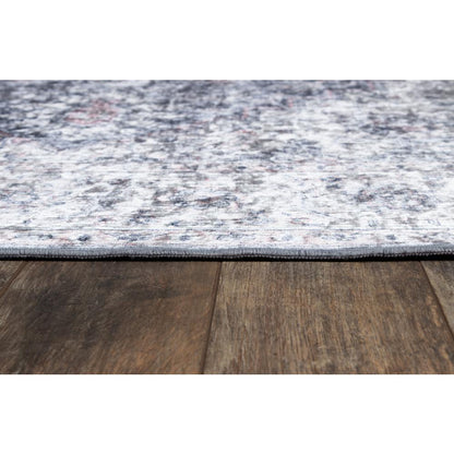 Traditional Rectangle Area Rug, Grey, 8' X 10'