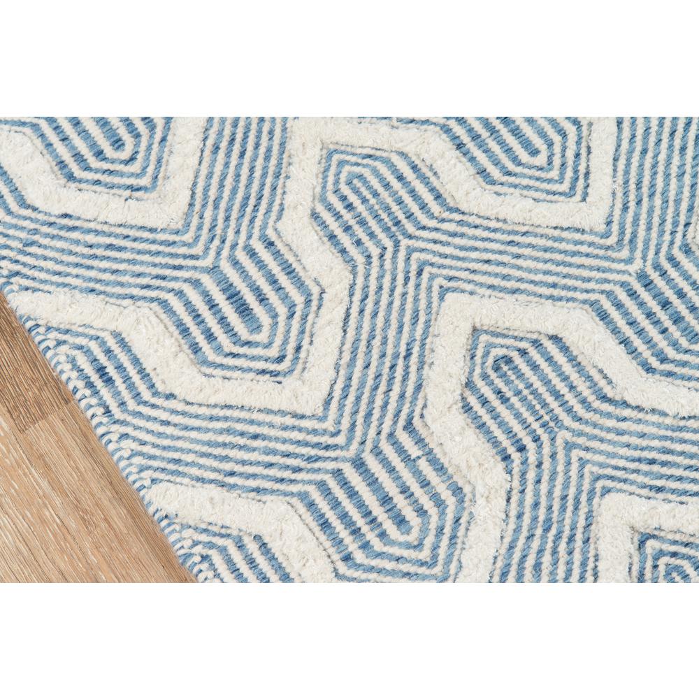 Contemporary Rectangle Area Rug, Blue, 2' X 3'