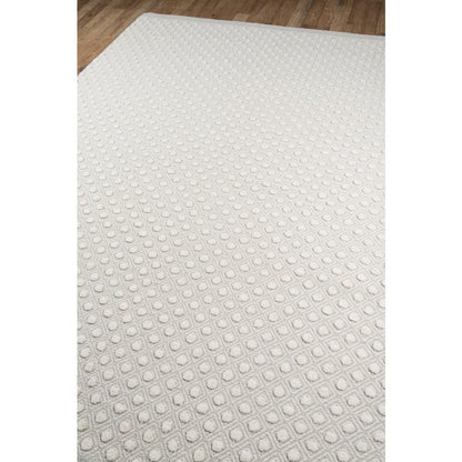 Modern Rectangle Area Rug, Grey, 2' X 3'