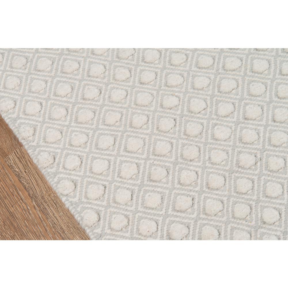 Modern Rectangle Area Rug, Grey, 2' X 3'