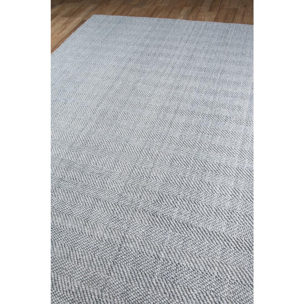 Contemporary Rectangle Area Rug, Grey, 2' X 3'