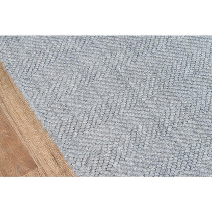 Contemporary Rectangle Area Rug, Grey, 2' X 3'