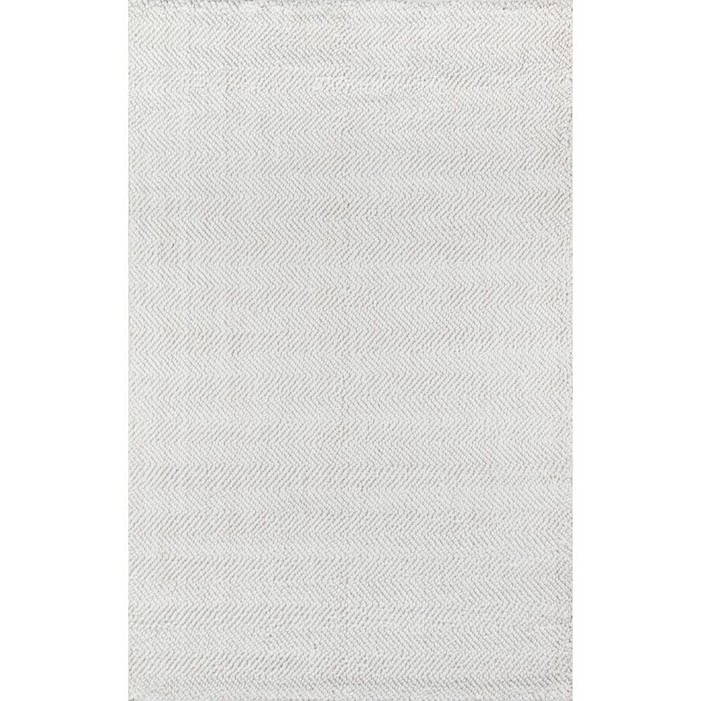 Contemporary Rectangle Area Rug, Ivory, 2' X 3'