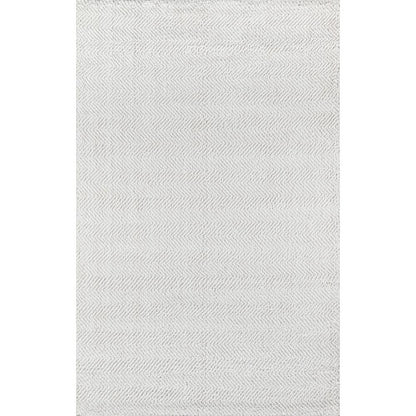 Contemporary Rectangle Area Rug, Ivory, 2' X 3'