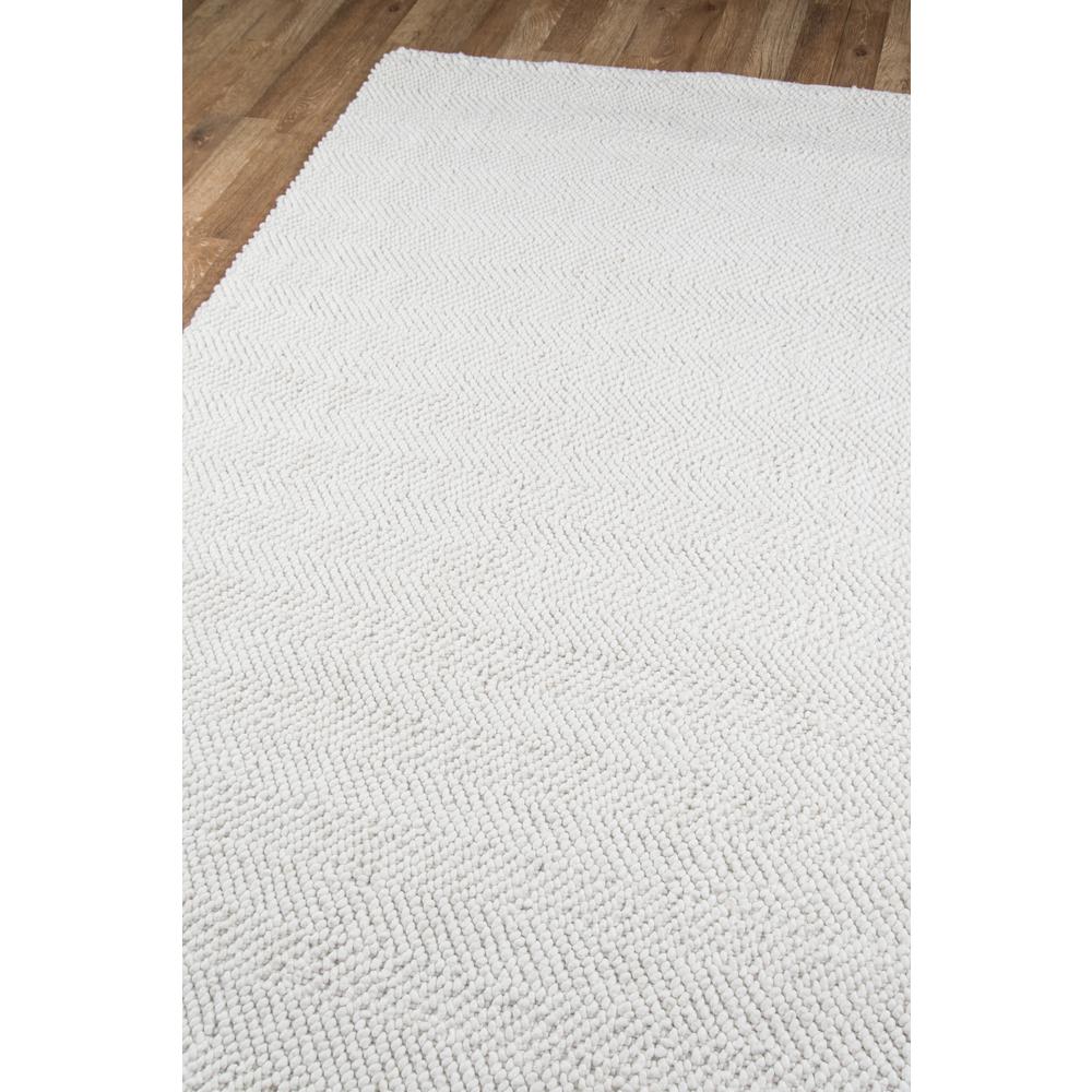 Contemporary Rectangle Area Rug, Ivory, 2' X 3'