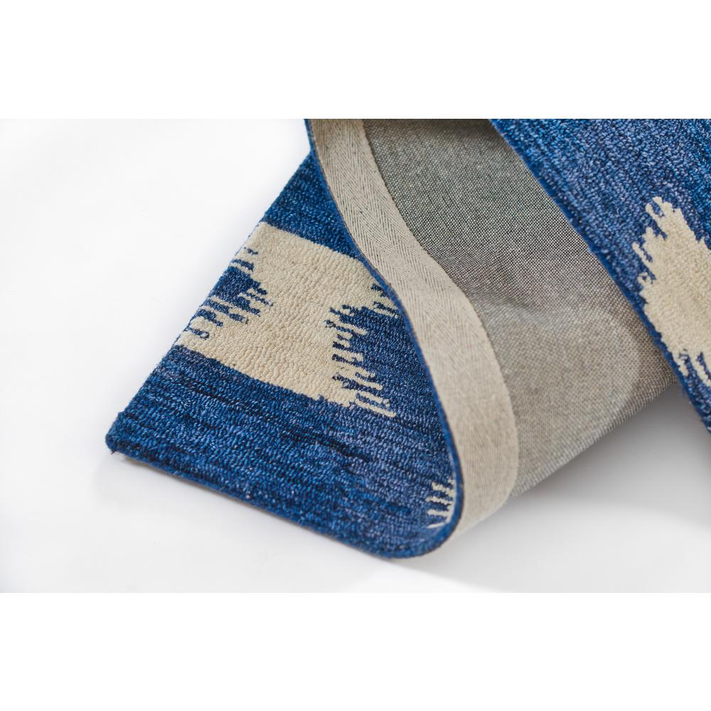 Transitional Rectangle Area Rug, Navy, 2' X 3'