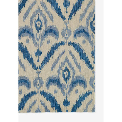 Transitional Rectangle Area Rug, Blue, 2' X 3'