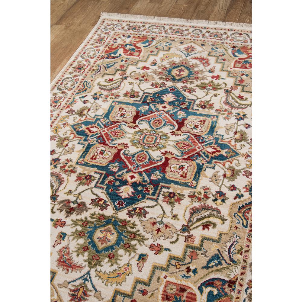 Traditional Rectangle Area Rug, Ivory, 2' X 3'