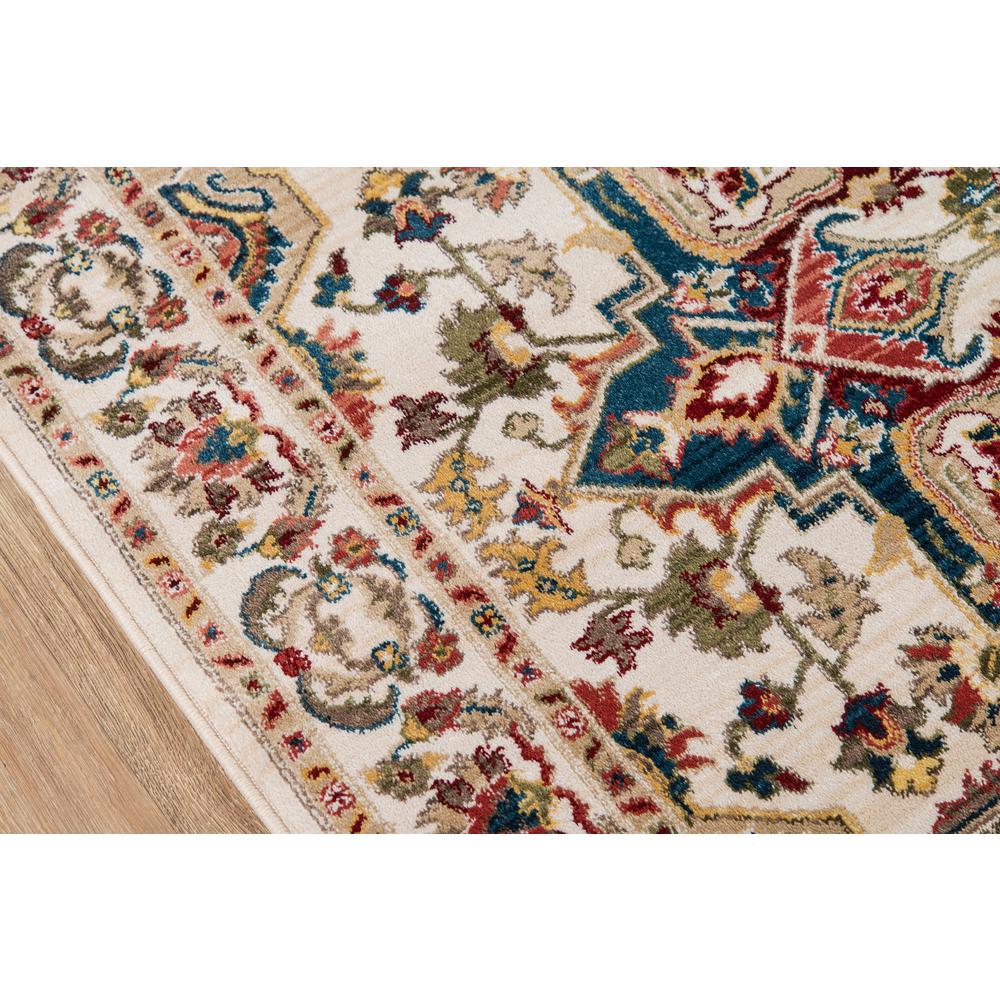 Traditional Rectangle Area Rug, Ivory, 2' X 3'