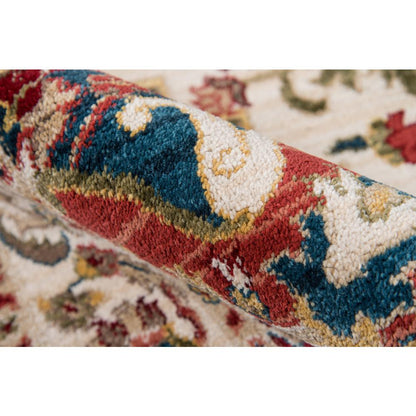 Traditional Rectangle Area Rug, Ivory, 2' X 3'