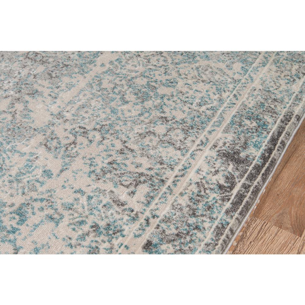 Transitional Rectangle Area Rug, Turquoise, 2' X 3'