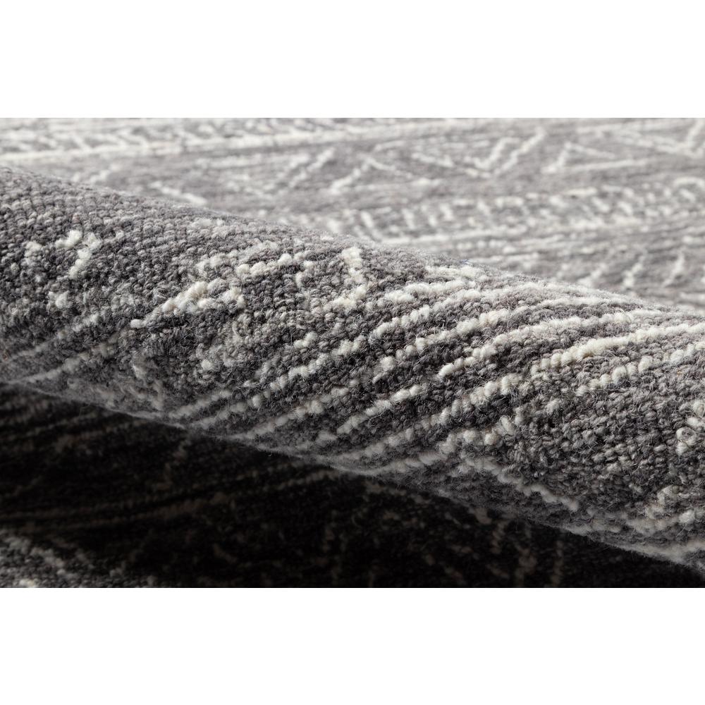 Contemporary Rectangle Area Rug, Grey, 2' X 3'