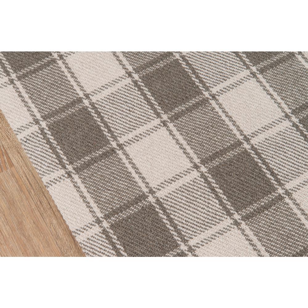 Modern Rectangle Area Rug, Grey, 2' X 3'