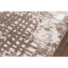 Contemporary Rectangle Area Rug, Beige, 2' X 3'
