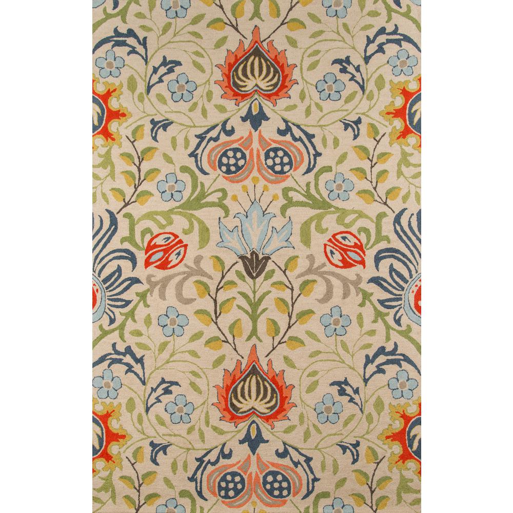 Casual Rectangle Area Rug, Multi, 2' X 3'