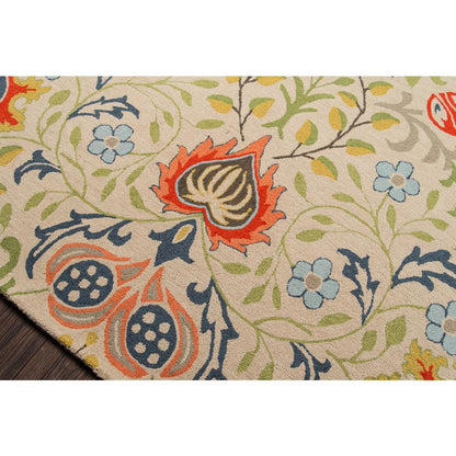 Casual Rectangle Area Rug, Multi, 2' X 3'