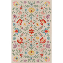 Casual Rectangle Area Rug, Ivory, 2' X 3'