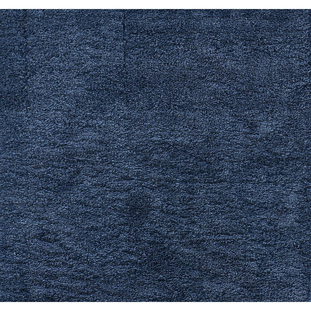 Contemporary Rectangle Area Rug, Denim, 5'3" X 7'
