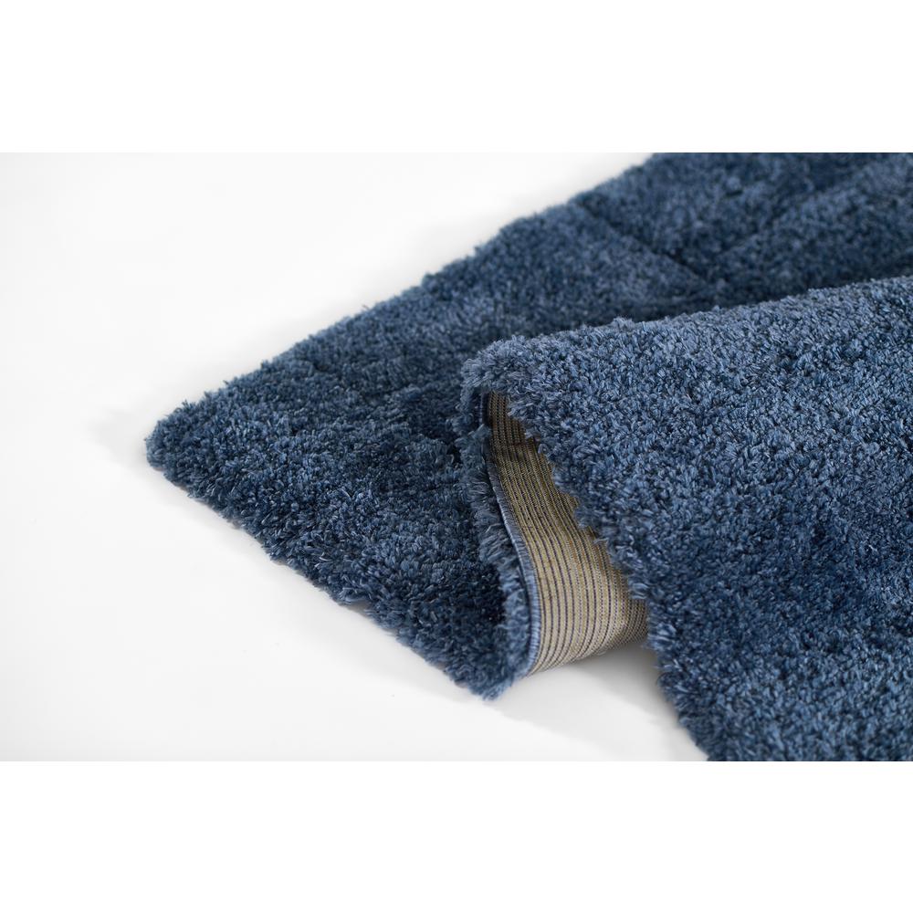 Contemporary Rectangle Area Rug, Denim, 5'3" X 7'