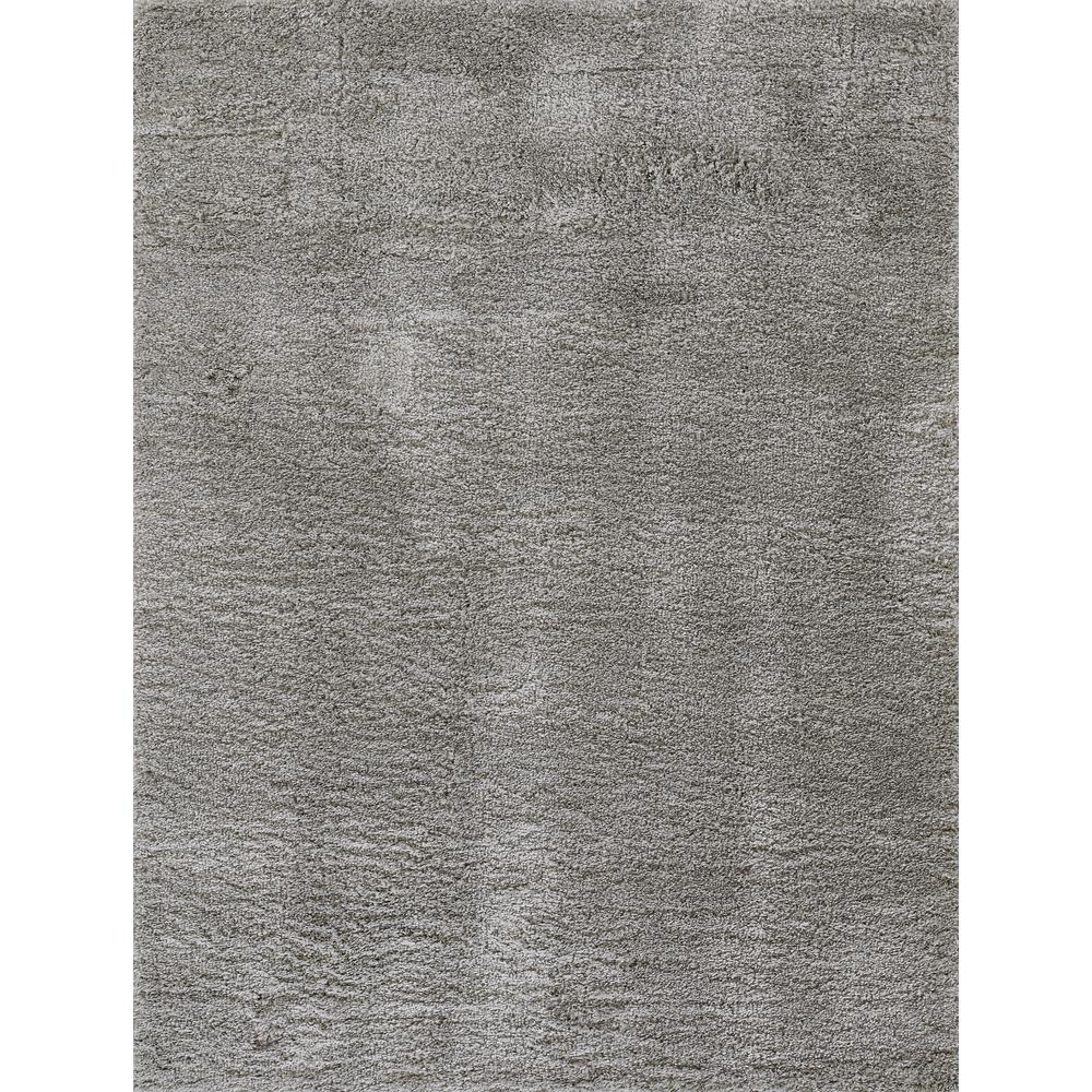 Contemporary Rectangle Area Rug, Light Grey, 5'3" X 7'