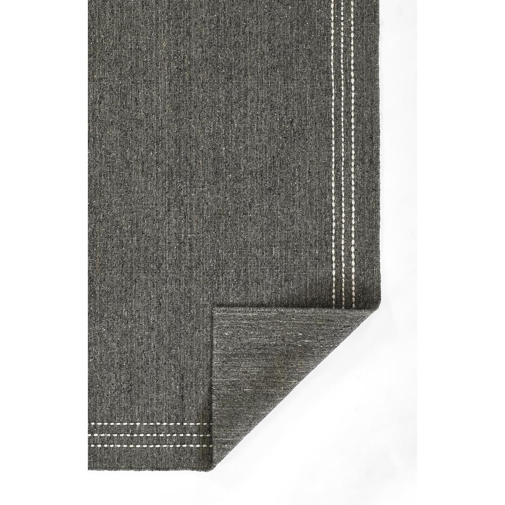 Contemporary Runner Area Rug, Charcoal, 2'3" X 8' Runner