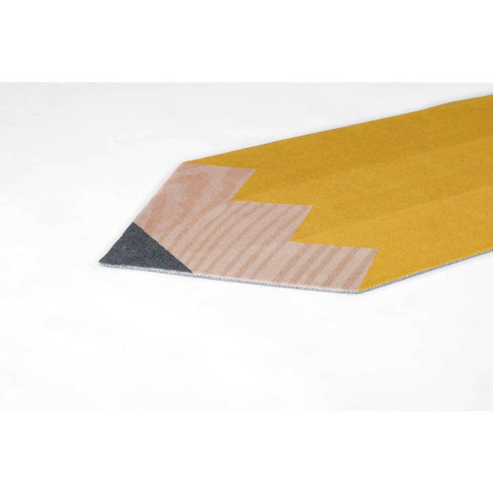 Playground Pencil Multi Kid Rug 2'4" X 7'7"