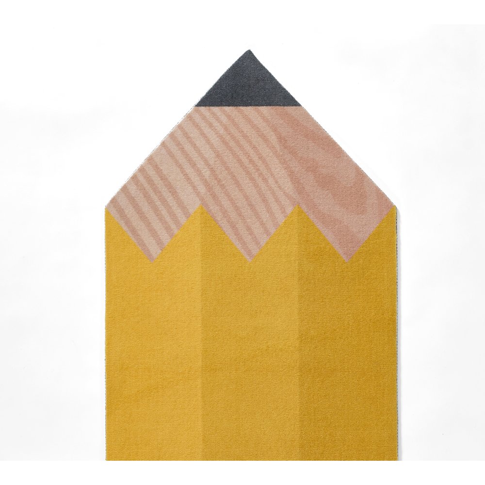 Playground Pencil Multi Kid Rug 2'4" X 7'7"