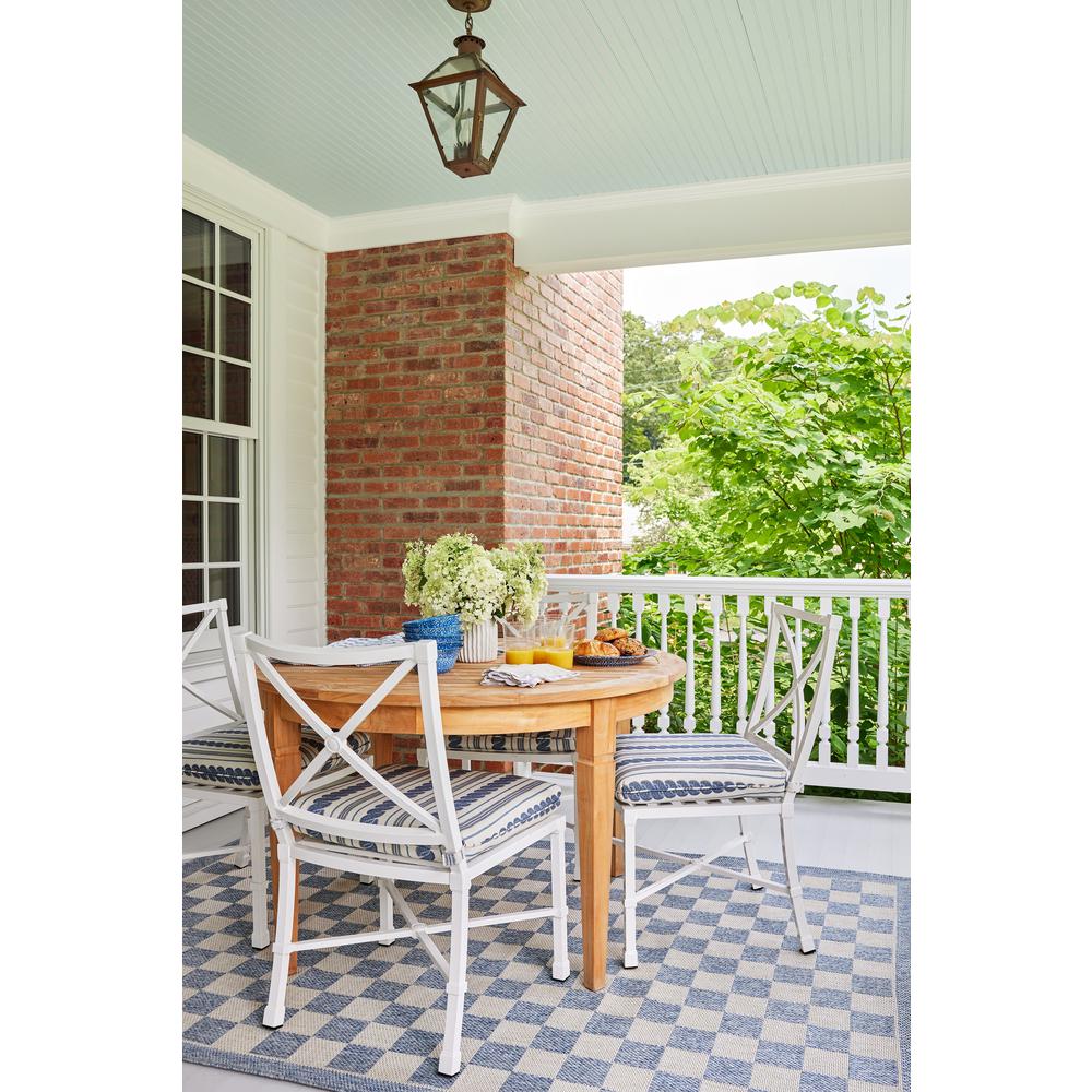 Contemporary Rectangle Area Rug, Blue, 2' X 3'