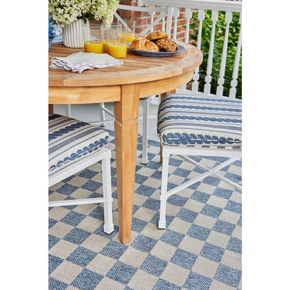 Contemporary Rectangle Area Rug, Blue, 2' X 3'