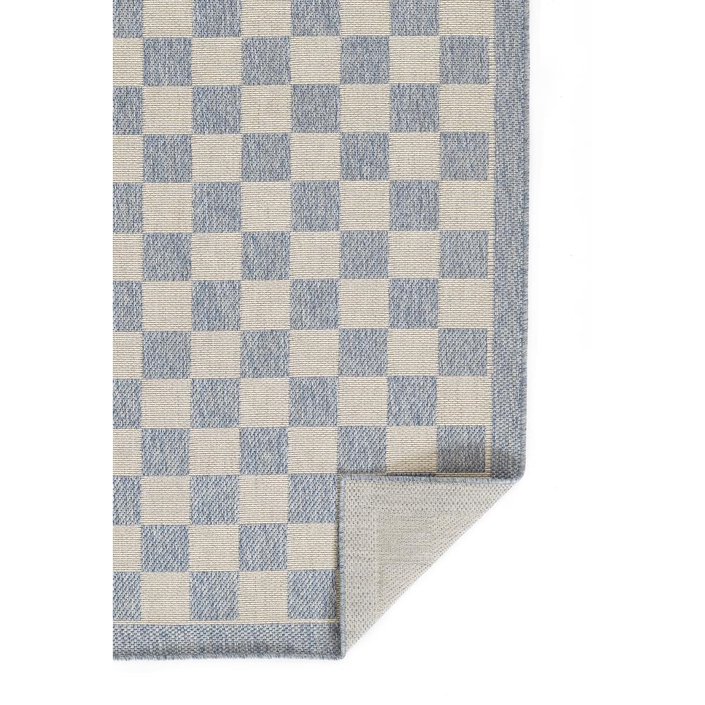 Contemporary Rectangle Area Rug, Blue, 2' X 3'