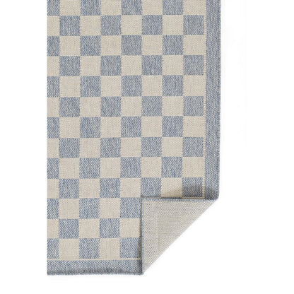 Contemporary Rectangle Area Rug, Blue, 2' X 3'