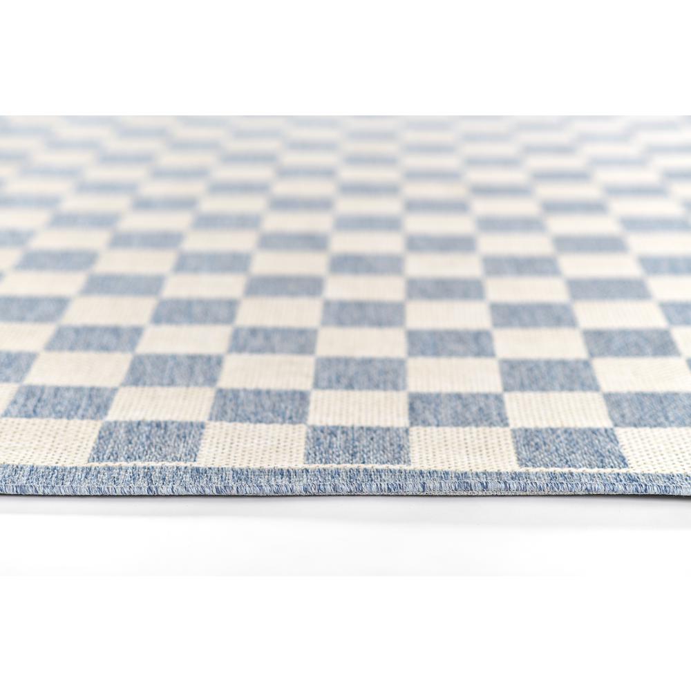 Contemporary Rectangle Area Rug, Blue, 2' X 3'