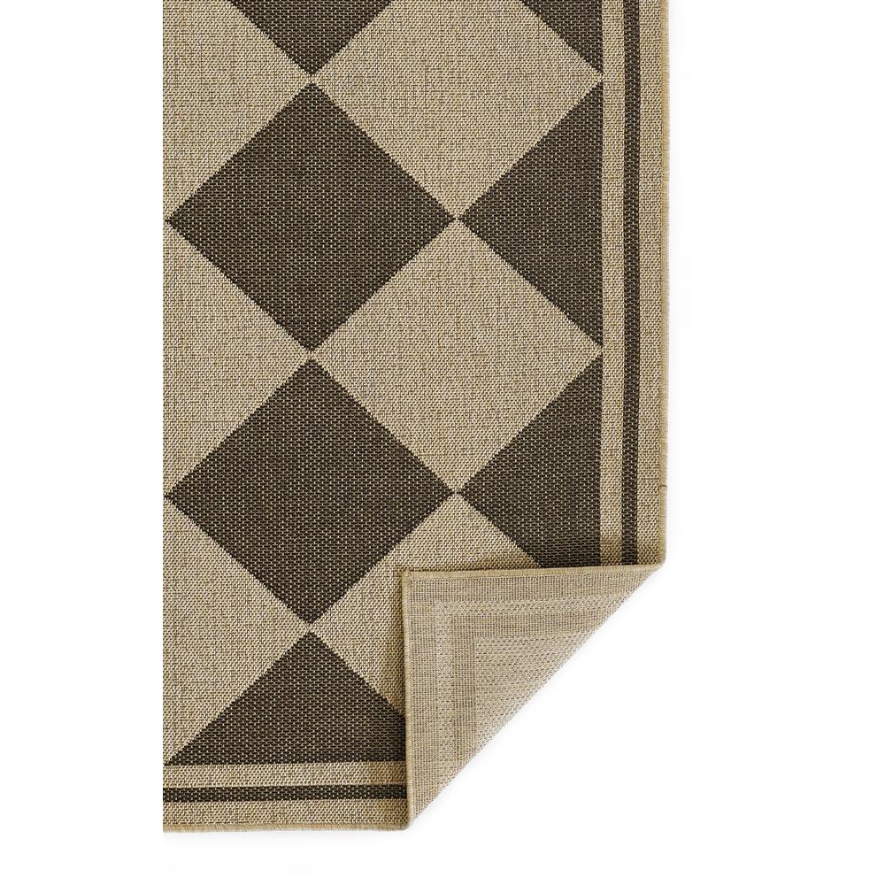 Contemporary Rectangle Area Rug, Black, 2' X 3'