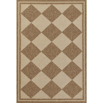 Contemporary Rectangle Area Rug, Natural, 2' X 3'