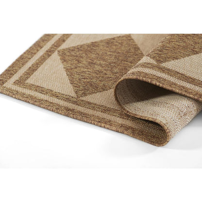 Contemporary Rectangle Area Rug, Natural, 2' X 3'