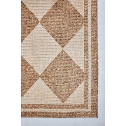 Contemporary Rectangle Area Rug, Natural, 2' X 3'