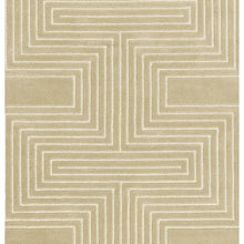 Contemporary Rectangle Area Rug, Beige, 2' X 3'