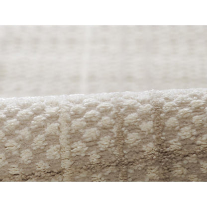 Contemporary Runner Area Rug, Beige, 2'3" X 8' Runner