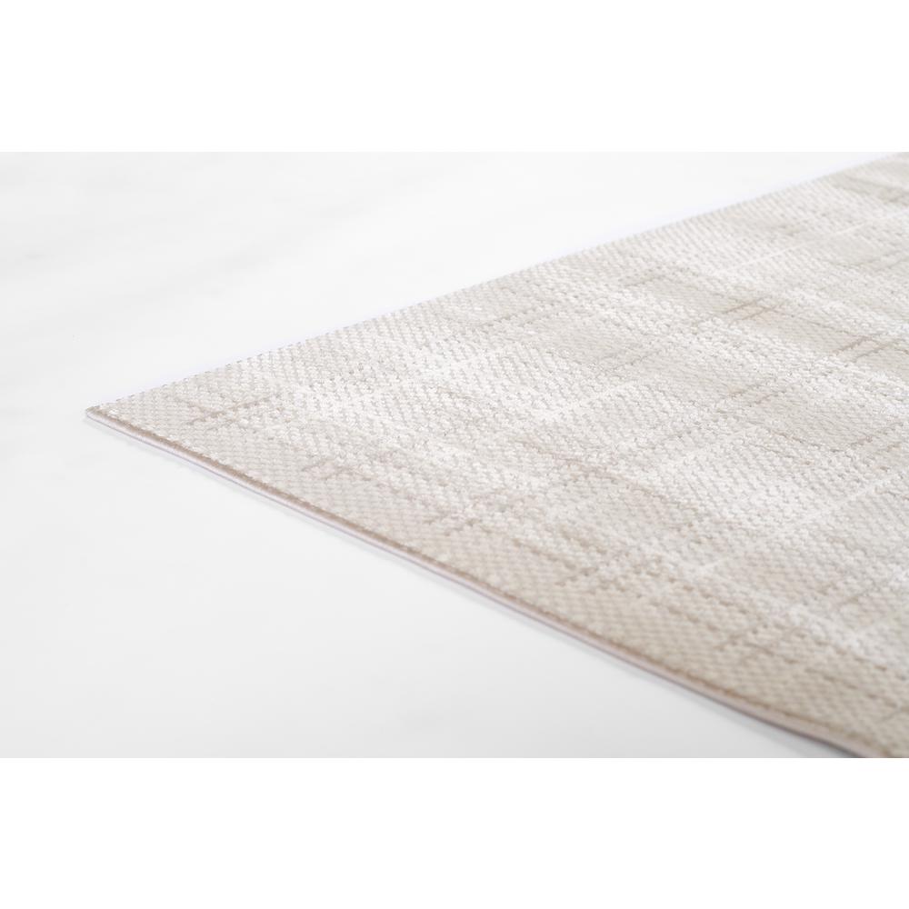 Contemporary Runner Area Rug, Beige, 2'3" X 8' Runner