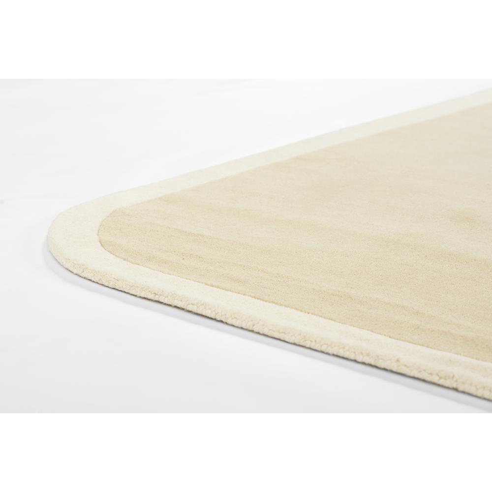 Contemporary Rectangle Area Rug, Beige, 2' X 4'
