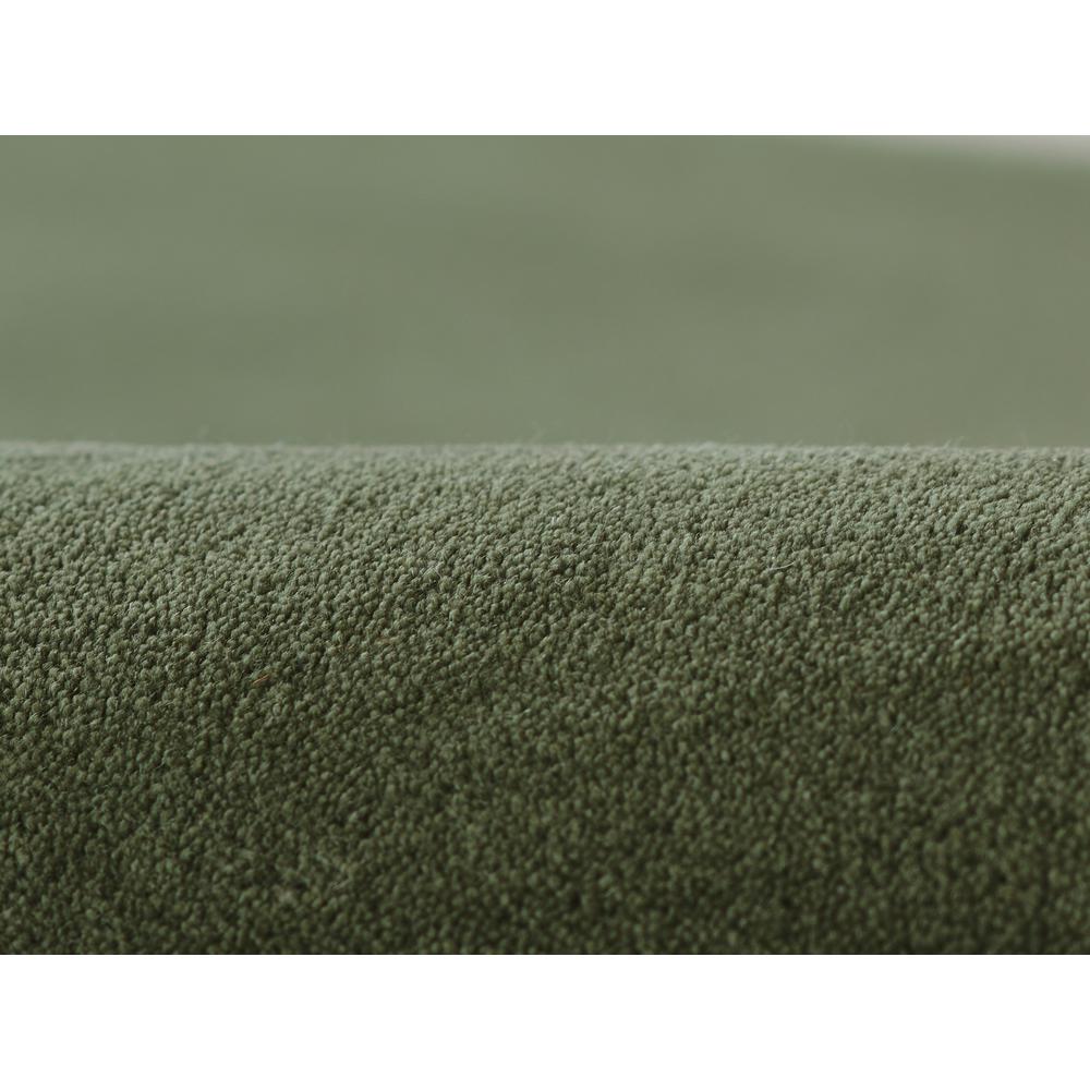 Contemporary Rectangle Area Rug, Green, 2' X 4'