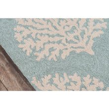 Contemporary Rectangle Area Rug, Blue, 2' X 3'